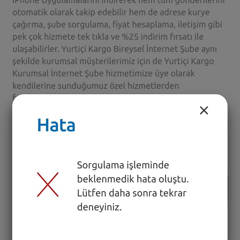 Yurtiçi Kargo Sistemde Görünmeme Sorunu