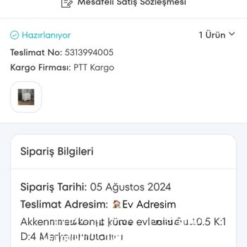 A101 Bir Aydır Yakın Gelmeyen Sipariş