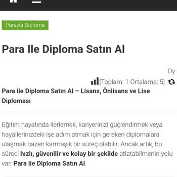 Replika Diploma İnternette Bulunan Her Sayfa Engelliyor
