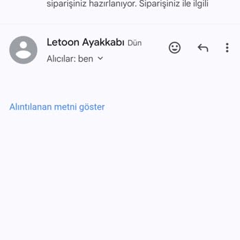 Letoon Sport Siparişim Gözükmüyor Yardımcı Olur Musunuz
