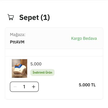 Epttavm Üzerinden Yapılan Koltuk Siparişi Sorunu