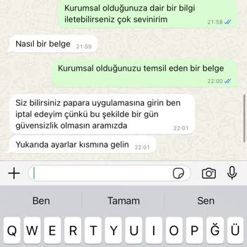 Trendyol İş İlanı Şüpheli İşlem