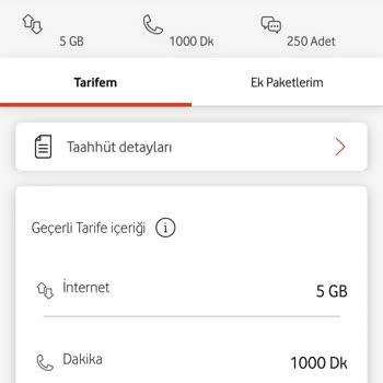 Vodafone 13 GB Tarifesinde Sorun Yaşıyorum