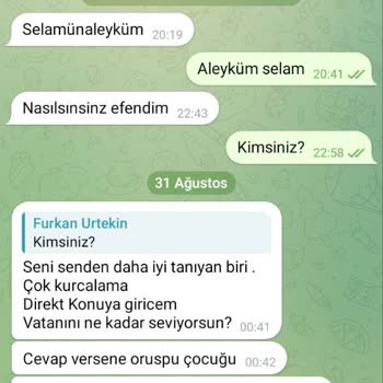 Telegram Tehdit Mesajı Alıyorum!