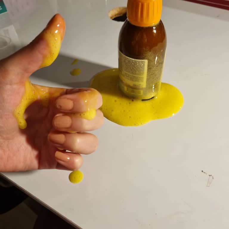 Argivit Şurup Köpürdü Ve Taştı