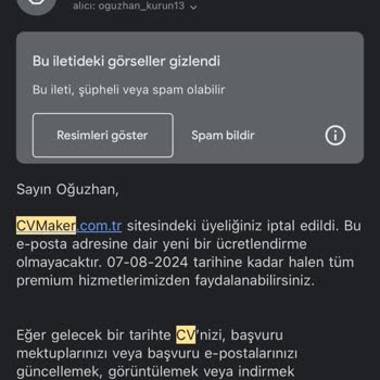 Cvmaker.com Haksız Kazanç