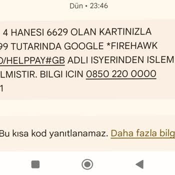 Firehawk İzinsiz Para Çekimi