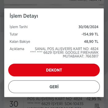 Firehawk İzinsiz Para Çekimi