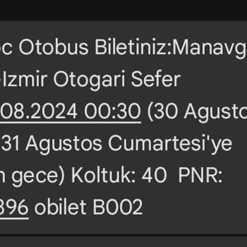 Kamil Koç Otobüs Biletinde Koltuk Konumu Değişikliği Şikayeti