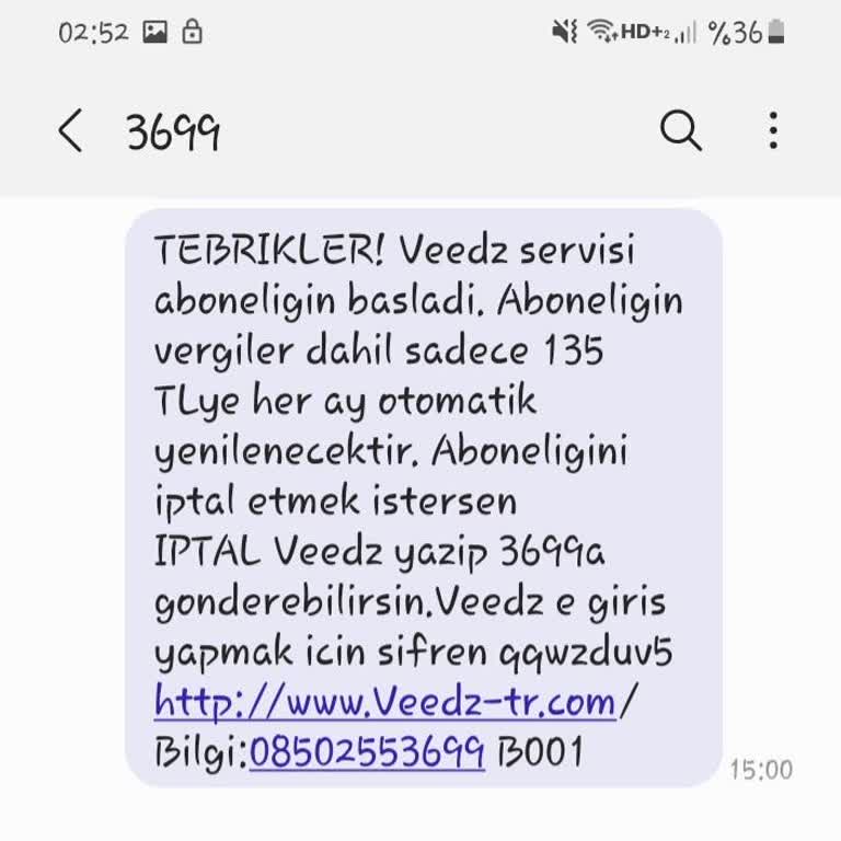 Veedz-tr.com Habersiz Üyelik Yapılmış