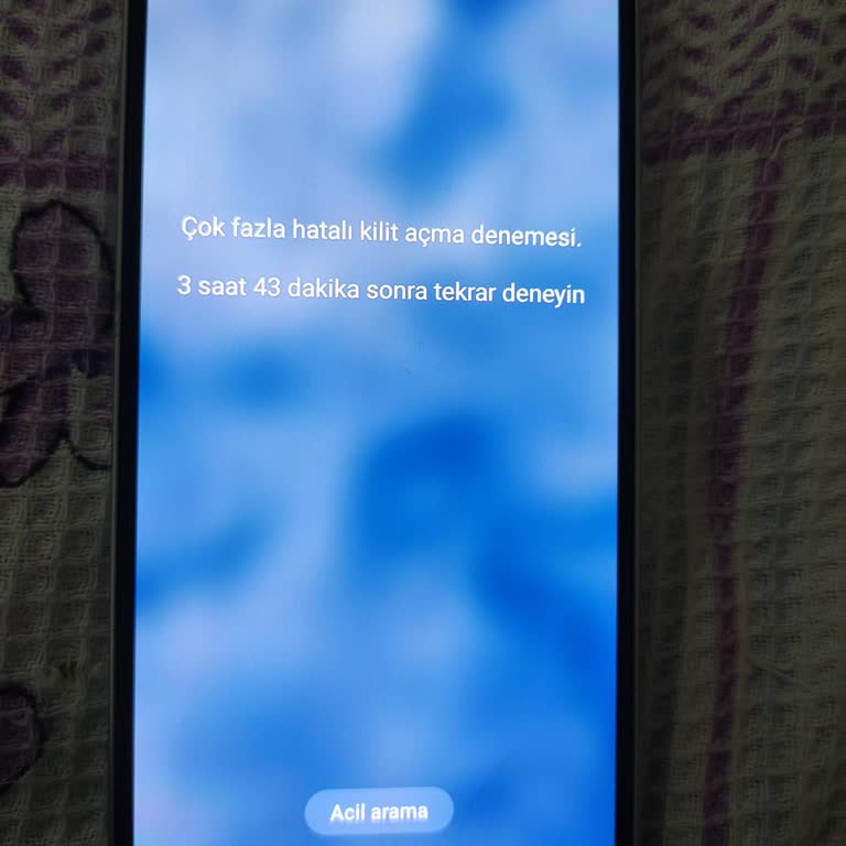 Samsung Telefon Samsung Galaxy A54 Pin Kodu İstiyor PUK Kodu Sormuyor Açılmıyor
