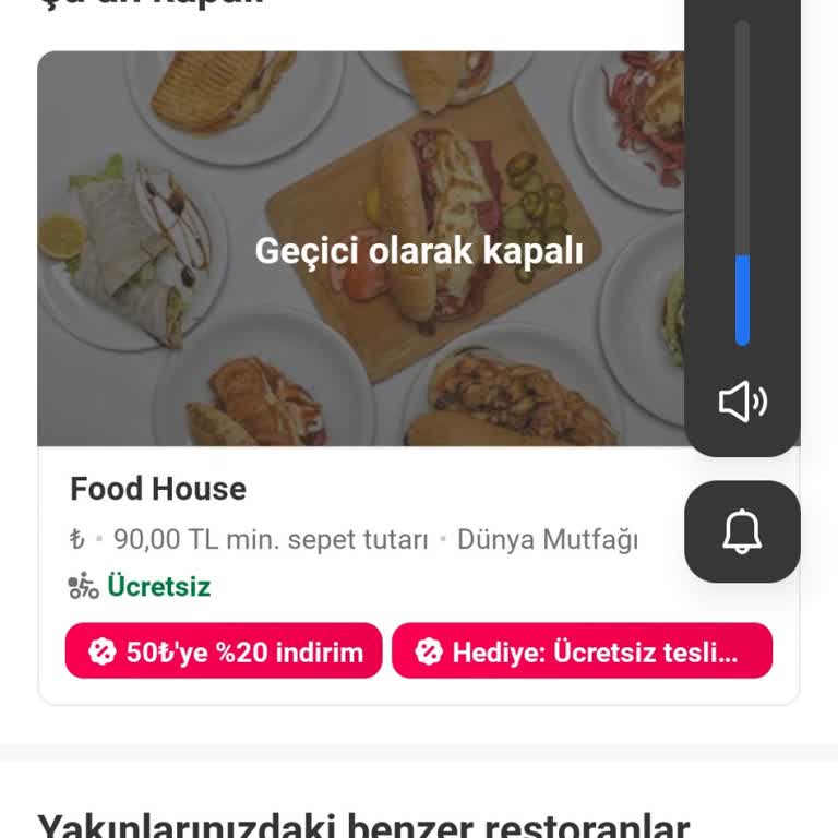 Yemeksepeti Sistem Kapanıyor Kendi Kendine