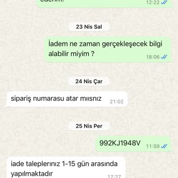 Butik Ponçik Aylardır İade Yapmıyor