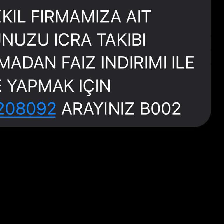 Uckoclar Hk (SMS) İzinsiz Kişisel Veri Kullanımı Ve Haksız İcra Takibi!