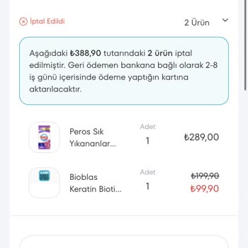 A101 Para İadesi Olmadı