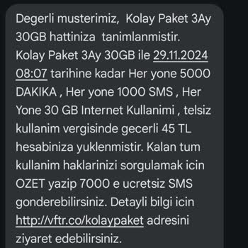 Vodafone'dan Haksız Telsiz Kullanım Ücreti Kesintisi