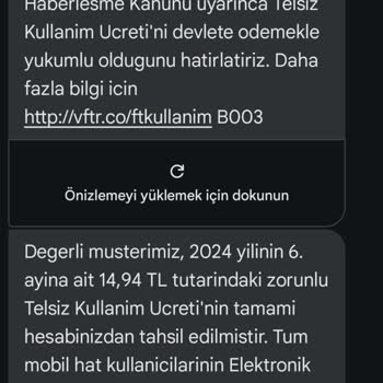 Vodafone'dan Haksız Telsiz Kullanım Ücreti Kesintisi