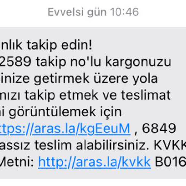 Aras Kargo'nun Yaptığı İşgüzarlık