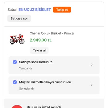 Hepsiburada Bisiklet Siparişimde Yaşadığım Teslimat Sorunu