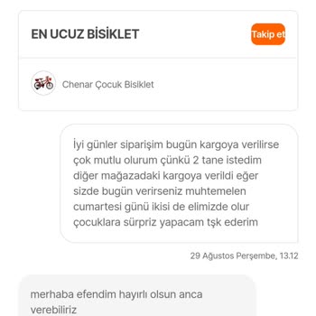 Hepsiburada Bisiklet Siparişimde Yaşadığım Teslimat Sorunu