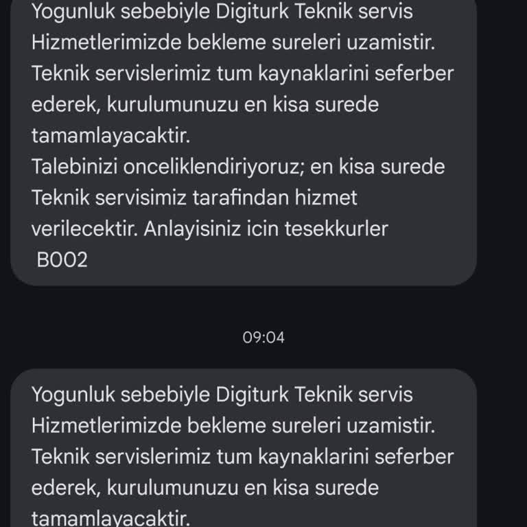 Digiturk Müşteri Olma Süreci Sıkıntı