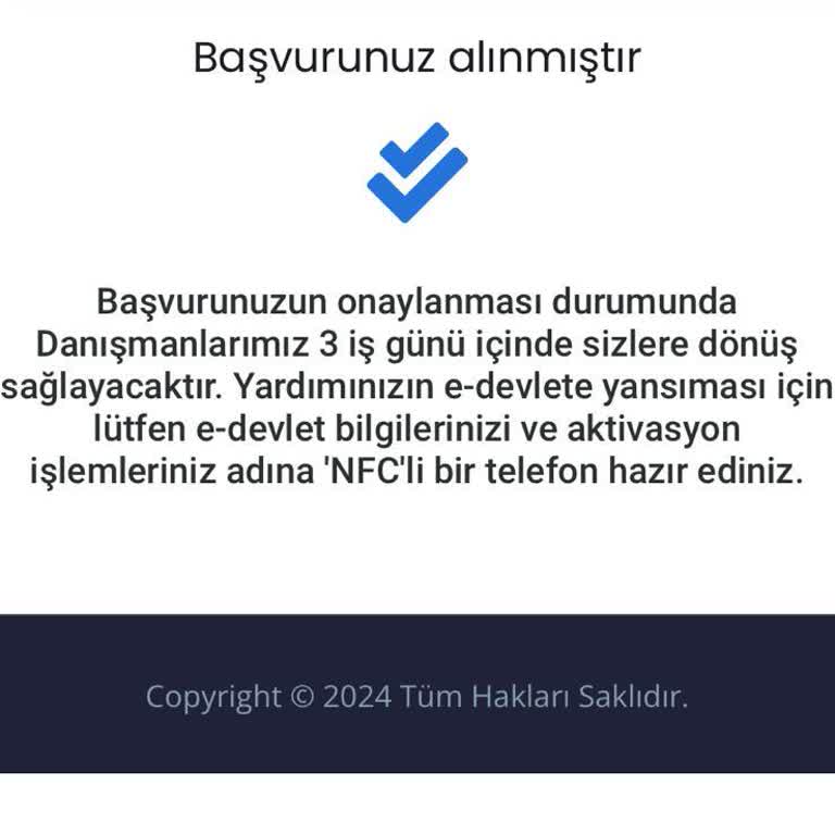 Gökkale Vakfı (Burs Başvurusu) Gökkale Vakfı (maddi Destek Yardımı) Hiçbir İşlemi Kabul Etmiyorum