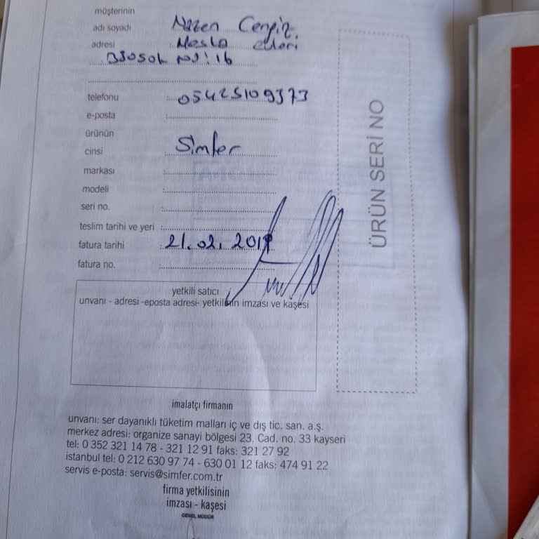 Simfer Mini Fırın Yayı