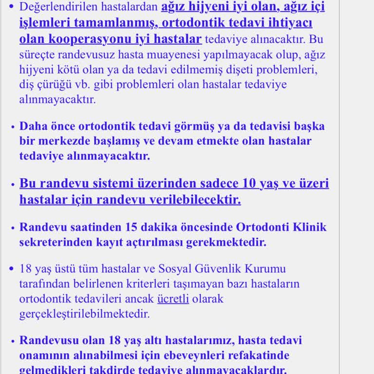 Akdeniz Üniversitesi Diş Hekimliği Fakültesi Akdeniz Üniversitesi Diş Fakültesi Randevu Sistemi Yeter Artık