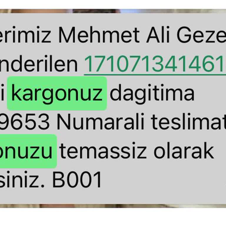 Sürat Kargo Kargoyu Yanlış Kişiye Teslim Ediyor