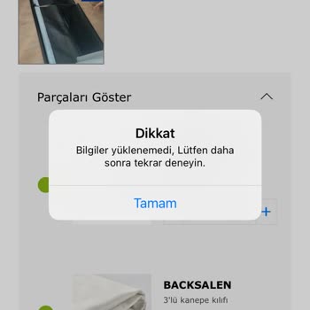 IKEA'dan Aldığım Üçlü Koltuk Hatalı Geldi Ve İade Süreci Sorunlu