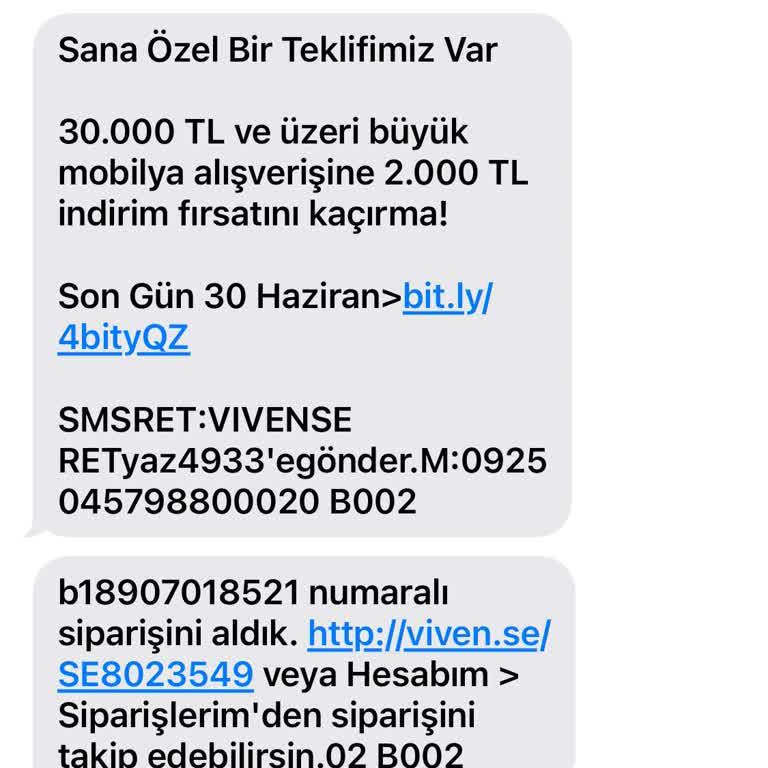 Vivense Sipariş Süreci Ve İletişim Sorunları