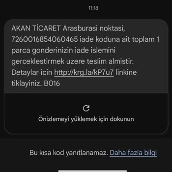Aras Kargo'nun 12 Gün Sonra Kargomu Alması