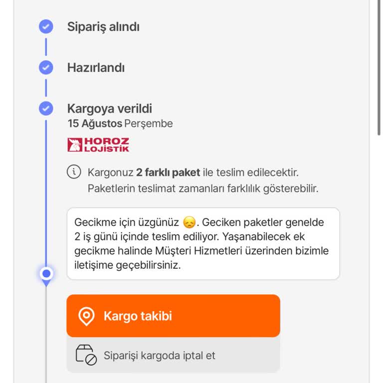 Horoz Lojistik Asla Teslimat Yapmıyor, Oyalıyor!