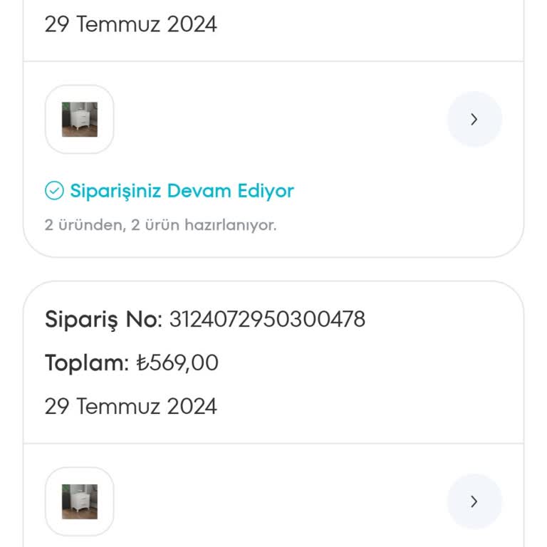 A101 Bir Ayda Gelmeyen Sipariş.