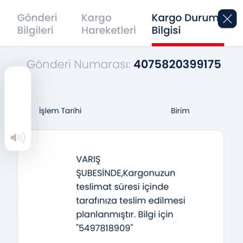 Aras Kargo Kayıp Kargo Var