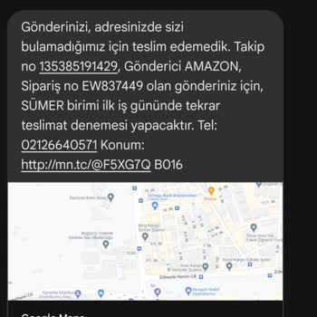 MNG Kargo Ürünümün Tarafıma İletilmemesi Ve Verdikleri Bilgilere Uyulmaması