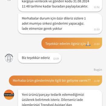 Trendyol Kusurlu Ürün Gönderdi