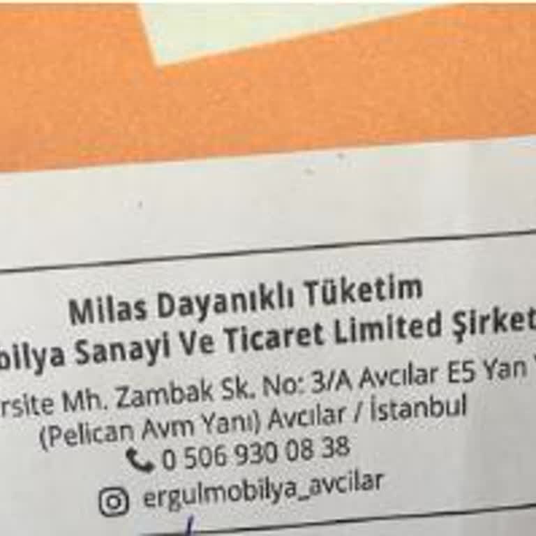 Ergül Mobilya Avcılar Şubesi Eksik Teslim/ Sevkiyata Çıkartmama