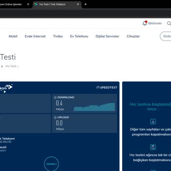TTNET Hız Problemi
