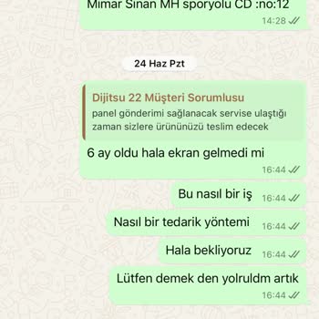 Dijitsu 30 Ocak Dan İtibaren Ön Panel Değişimi Yapmak İstemiyorlar