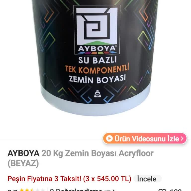 Ayboya Trendyol'dan Aldığım Boya Kullanışsız Ve Kalitesiz Çıktı