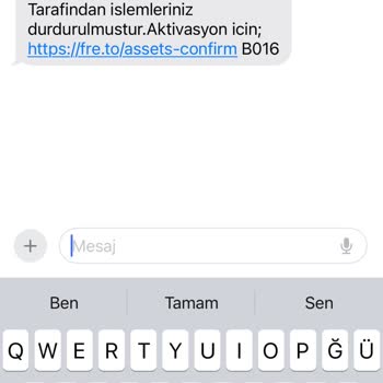 Binance Blnance SMS Şikayeti