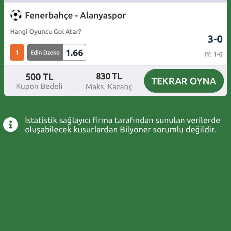 Bilyoner Kazandığım Parayı Yatırmıyor!