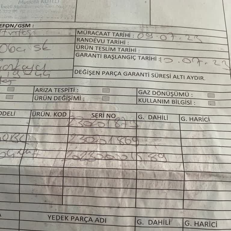 Koçtaş Punto Ankastre Teknik Servis Sorunu