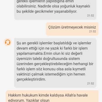 Trendyol Horoz Lojistik İle Çalışmamalı, Ürünler Teslim Edilmiyor.