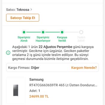 Trendyol Horoz Lojistik İle Çalışmamalı, Ürünler Teslim Edilmiyor.