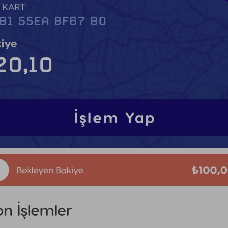 BURULAŞ Online Bekleyen Ödeme