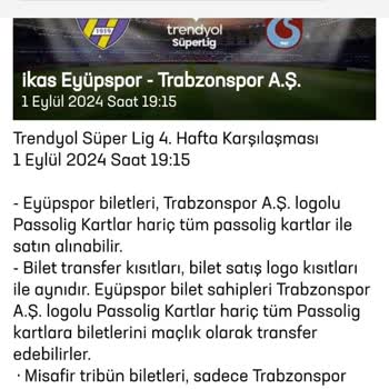Passolig Maç Bilet Vermiyor