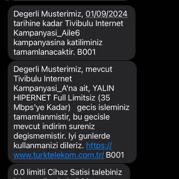 Türk Telekom İstek Dışı Başvuru