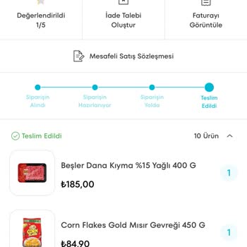 A101 Eksik Gramajlı Ürün Gönderiyor